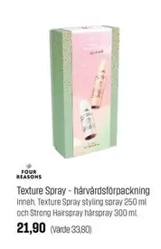Texture Spray - hårvårdsförpackning