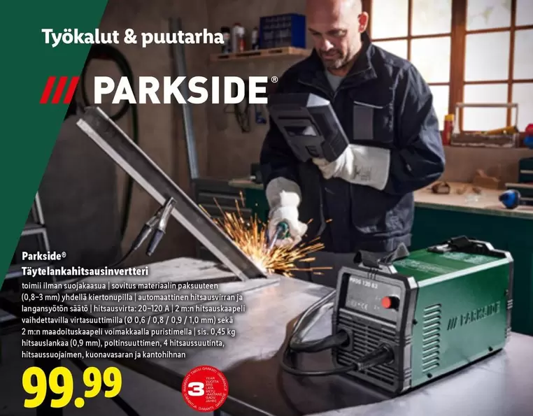 Täytelankahitsausinvertteri