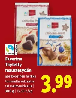 Täytetty maustesydän