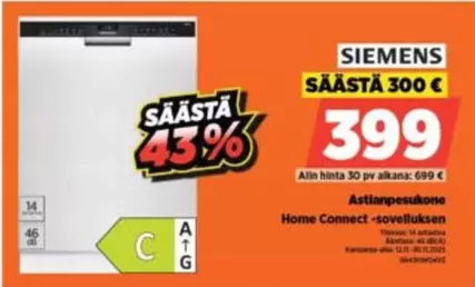 Siemens - Astianpesukone