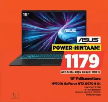 Asus - Pelikannettava