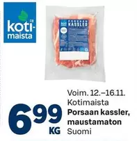 Porsaan kassler