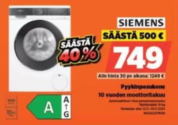 Siemens - Pyykinpesukone