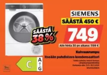 Siemens - Kuivausrumpu