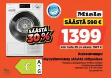 Miele - Kuivausrumpu