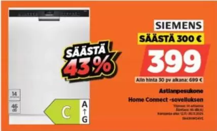 Siemens - Astianpesukone