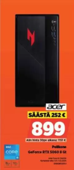 Intel - GeForce RTX 3060 8 GB