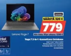Intel - Yoga 7 2-in-1-kannettava tietokone