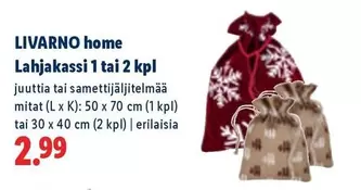 Lahjakassi 1 tai 2 kpl