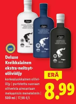 Kreikkalainen ekstra-neitsyt-oliiviöljy