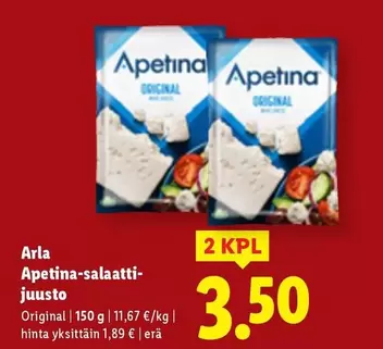 Arla - Apetina-salaatti-juusto