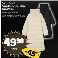 Vmelanor naisten talvitakki