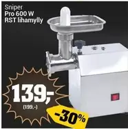 RST - Pro 600 W  lihamylly