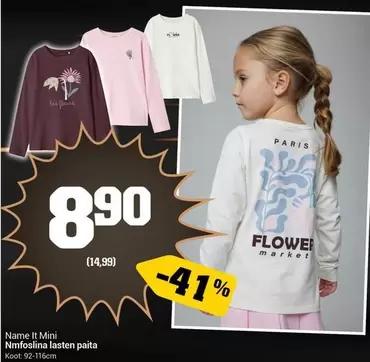 Nmfoslina lasten paita