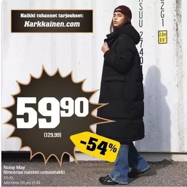 Nmcerise naisten untuvatakki