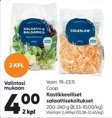 SALAATTI & BALSAMICO, COLESLAW