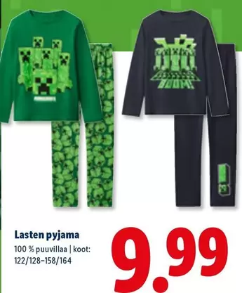 Lasten pyjama