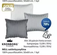 NELL satiinityynyliina