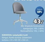 KOKKEDAL työpöydän tuoli