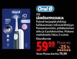 Oral B - 102 SÄHKÖHAMMASHARJA
