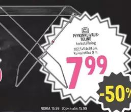 PYYKINKUIVAUS-TELINE