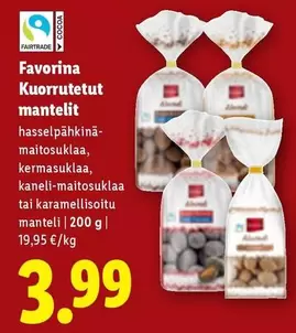 Kuorrutetut mantelit