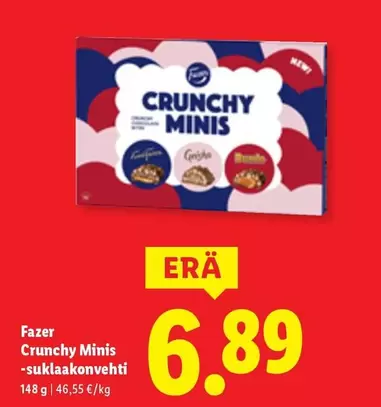 Crunchy Minis -suklaakonvehti