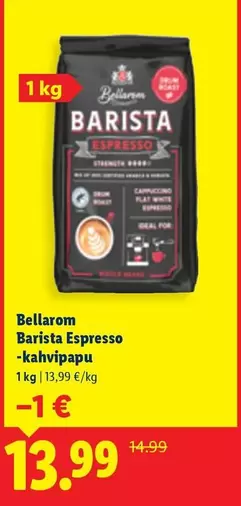 Barista Espresso -kahvipapu