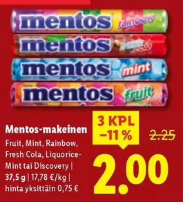 Mentos-makeinen