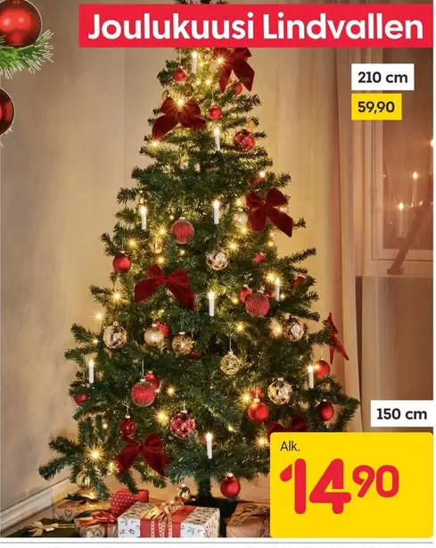 Joulukuusi Lindvallen