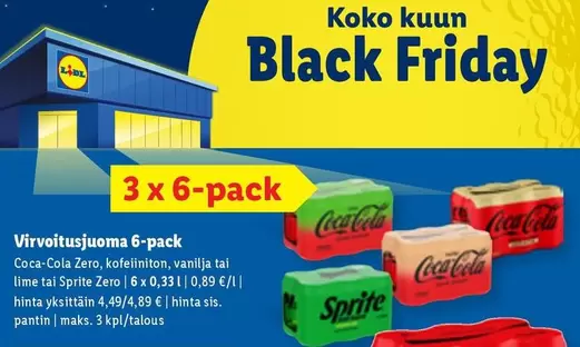Lime - Virvoitusjuoma 6-pack