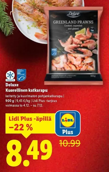 MSC - Kuorellinen katkarapu