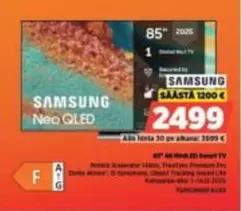 85" 4K Neo QLED Smart TV