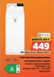 PÄÄLTÄ täytettävä pyykinpesukone