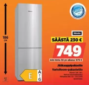 Miele - Jääkaappipakastin