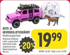 AUTO JA HEVOSKULJETUSKÄRRY