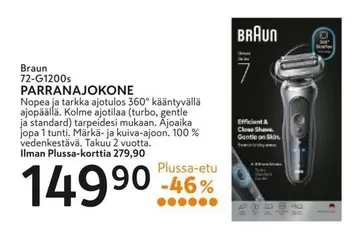 72-G1200s PARRANAJOKONE