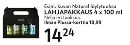 Natural löylytuoksu LAHJAPAKKAUS 4 x 100 ml