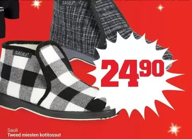 Tweed miesten kotitossut