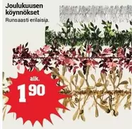 Joulukuusen köynnökset