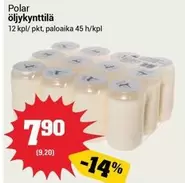 öljykynttilä