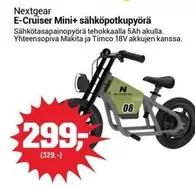 Makita - E-Cruiser Mini+ sähköpotkupyörä