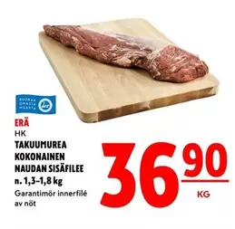 TAKUUMUREA KOKONAINEN NAUDAN SISÄFILEE