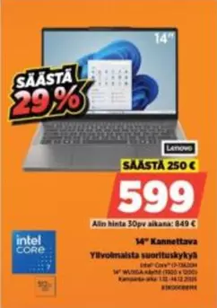 Intel - 14" Kannettava