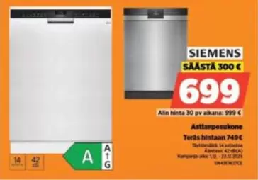 Siemens - Astianpesukone