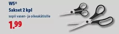 Sakset 2 kpl