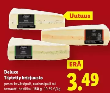Täytetty briejuusto