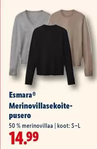 Merinovillasekoitepusero