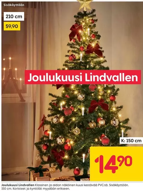 Joulukuusi Lindvallen