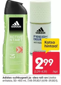 suihkugeeli ja -deo roll-on